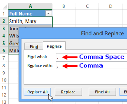 Excel removes all the spaces if the user puts any space before the text. How To Split Or Reverse First Last Names In Excel