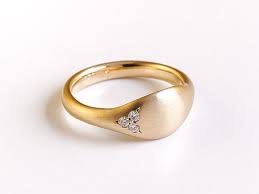 Wrap Smooth Wedding Ring 14k 18 Karat Yellow Gold Wedding Etsy Gold Rings Signet Rings Women Unique Diamond Rings