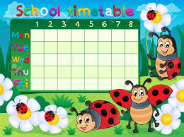 School Time Table Chart Decoration Ideas Www