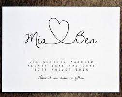 Printable Save The Date Pdf Personalised Simple Calligraphy Heart Wedding Save Wedding Saving Diy Save The Dates Wedding Save The Dates