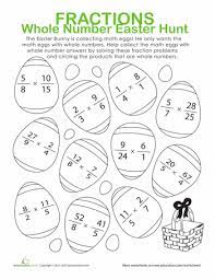 Your students are going to love these purposeful easter maths activities and your principal will, too! Easter Fractions Worksheet Education Com Fractions Worksheets Easter Worksheets Fractions