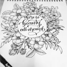 I make drawing video if you haven't subscribed to my youtube channel ↙️. Floral Doodle Wreath Ideas Floral Drawing Floral Doodle Botanical Line Drawing