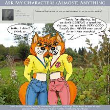 Ask My Characters - Bare Bottom Spanking? by Micke -- Fur Affinity [dot] net