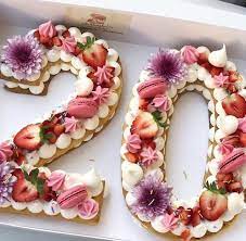 Cover dough with plastic wrap and chill in the refrigerator for 2 to 3 hours or overnight. 12 Trendy Cream Tart Cakes That Dreams Are Made Of Xo Katie Rosario Big Cakes Number Cakes Birthday Desserts