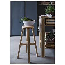 SKOGSTA Bar stool - acacia - IKEA | Barkruk, Houten barkrukken, Ikea