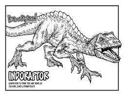 Jurassic World Fallen Kingdom Coloring Book Kerra Jurassic world raptor coloring page.