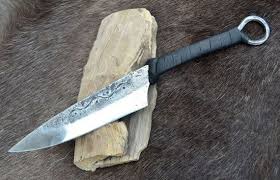 Cruachan Hand Forged Celtic Knife Iron Age Replica Replicas Cutlery Knives Hand Forged Knife Forged Knife Knife