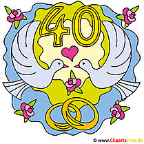 Jeden tag werden tausende neue, hochwertige. Gluckwunsche Zur Rubinhochzeit Clipart Karte