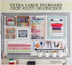 This pegboard looks so awesome in my craft room and im so glad. Extra Large Pegboard For Craft Room Organization