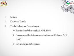 Menteri wilayah persekutuan, khalid abdul samad menegaskan, tiada keperluan menggunakan akta pengambilan tanah 1960 untuk mendapatkan tanah di kampung baru. Pengenalan Kepada Akta Pengambilan Tanah 1960 Akta 486