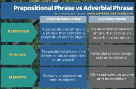 Advocates of the partitive prepositional phrase (partitive pp) approach claim that the partitive meaning is integrated into a pp. Difference Between Prepositional Phrase And Adverbial Phrase Compare The Difference Between Similar Terms