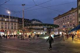View Of Iron Man Train Station With Passengers And Pedestrians At Iron Man Training Train Station Views