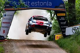Estonian star ott tänak ended his day with an early retirement after puncturing two of his tires. 4g9tnmg1s9dpem