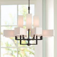 Rubix 44 Wide Bronze 12 Light Foyer Chandelier 69n14 Lamps Plus