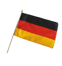 De vlag van duitsland (duits: Vlag Op Stok Stof Duitsland 30x45cm