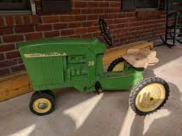 John deere tractor w/trailer pedal car model 520. Old John Deere Pedal Tractor Parts Used Tractor For Sale In 2020