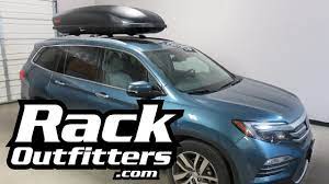The sportrack horizon cargo box is a cheap roof box for those who need high quality. Honda Pilot With Yakima Skybox Carbonite 21 Luggage Cargo Box Youtube