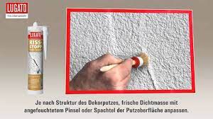 Anleitung Wand Ausbessern Und Fassade Renovieren Lugato Riss Stopp Wand Und Fassade Youtube
