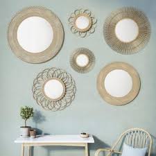 Miroir Rond Bamboo Naturel Diam 55 Cm Leroy Merlin En 2020 Miroir Rond Miroir Miroir Rond Leroy Merlin