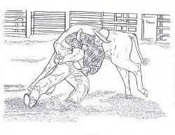 Rodeo Coloring Pages Free Printables Coloring Pages Rodeo Horse Coloring