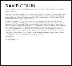 Oct 05, 2021 · a cover letter shouldn't repeat the content from your resume. Picker Packer Cover Letter Sample Cover Letter Templates Examples