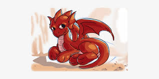 As always, it's important for next step is to give your cartoon dragon a body. How To Draw A Reclining Baby Dragon Red Dragon Easy To Draw Free Transparent Png Download Pngkey
