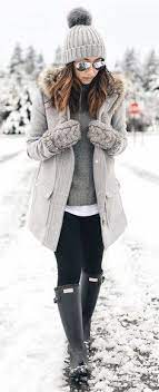Winter Outfits All Grey Black Hunter Boots Hunterboots Winter Fashion Outfits Winter Outfits Cold Trendy Outfits Winter