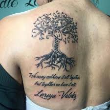 Family Tree Tattoo Design On Back Family Tree Tattoo Tree Tattoo Designs Tree Tattoo Back