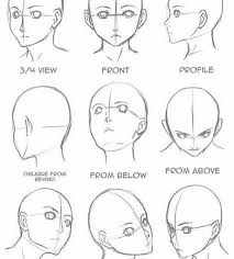 Anime Head Angles Drawing Tutorial Art Drawings Sketches Art Tutorials