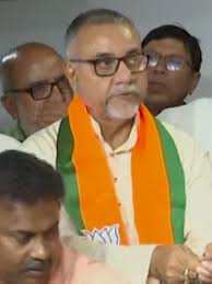 Former Trinamool Congress leader Tapas Roy joins BJP