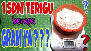 Dua pertanyaan ini jadi sering muncul belakangan ini. 1 Sendok Makan Tepung Terigu Berapa Gram Bahankue Youtube