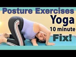 Yoga Stretching Targeting Upper Back Shoulders And Neck Great For Anyone With Sore Muscles On Thos In 2020 Yoga Stretches Upper Back Exercises Forward Head Posture
