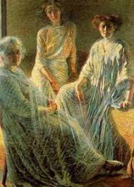 Umberto Boccioni 1882 1915 Tre Donne 1909 10 Olio Su Tela 180 X 132 Cm Banca Commerciale Di Milano Una Delle Ultime Umberto Boccioni Female Art Art