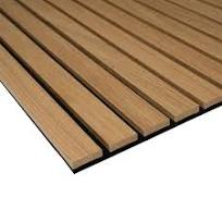 Pannello Acustico LUX - Impiallacciato Rovere Naturale Laccato 60 x 240 cm