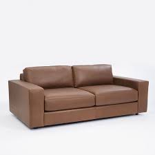 The hamilton's comfort level is just right. Urban Leather Sofa