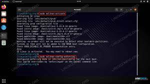 How To Disable/Enable Selinux On Ubuntu 22.04 Jammy Jellyfish Linux - Linux  Tutorials - Learn Linux Configuration