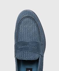 Woven Loafers In Blue