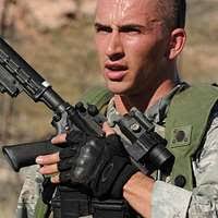 Sgt. Daniel Acree, a multi-media illustrator with the