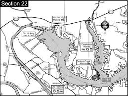 Old Hickory Lake Cumberland River Map Nashville Tn Mappery