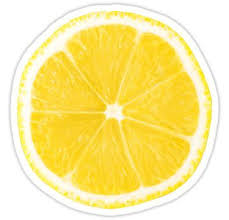 Lemon Sticker Food Stickers Hydroflask Stickers Computer Sticker