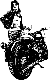 Download Svg Motorcycle Motorbike Woman Free Svg Image Icon Svg Silh