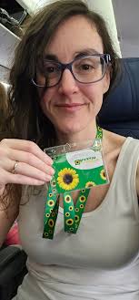 Friendly reminder that the Sunflower lanyard tells people you have a hidden  disability and you can pre-board flights without anyone questioning you. ❤️