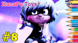 Free printable luna girl romeo and night ninja from pj masks coloring page in vector format, easy to print from any device and automatically fit any paper size. Pj Masks Coloring Pages For Kids Videos Pjmasks Coloring Book Luna Girl Episode 8 Youtube