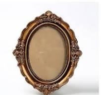 vintage inspired oval engraved photo frame 13 1 resin art ...