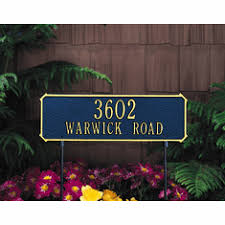 Yard signs are great for announcing an upcoming garage sale, endorsing your electoral favorite, and more! Yard Address Plaques