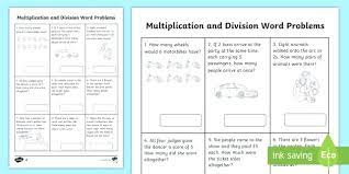 Below are six versions of our grade 4 math worksheet with mixed multiplication and division word problems. Year Multiplication Division Word Problems Worksheets 1 Worksheet Grade 2 Math Origin Integers Drills Dividing Sumnermuseumdc Org