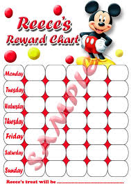 8 Best Images Of Mickey Mouse Reward Chart Printable