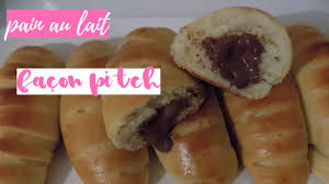 Pain Au Lait Pitch Fourre Chocolat Sans Petrissage Youtube