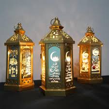 Find everything from ramadan decorations and planners to help muslim parents to worksheets and activities for their kids. Fengrise Metal Led Lights Festival Lantern Happy Eid Mubarak Ramadan Decor For Home Islamic Muslim Party Supplies Eid Al Adha Party Diy Decorations Aliexpress