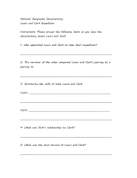 After viewing a short video about their exploration of the american west, students will analyze a painting that shows the explorers meeting a group of chinook natives and then read journal. 34 Lewis And Clark Worksheet National Geographic Worksheet Resource Plans